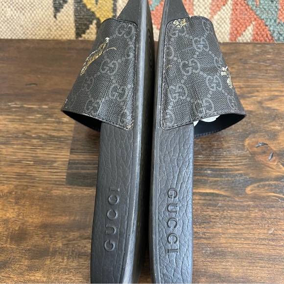 GUCCI GG Supreme Tiger Slide Sandals Gucci Size 10 US10.5 - Picture 10 of 15